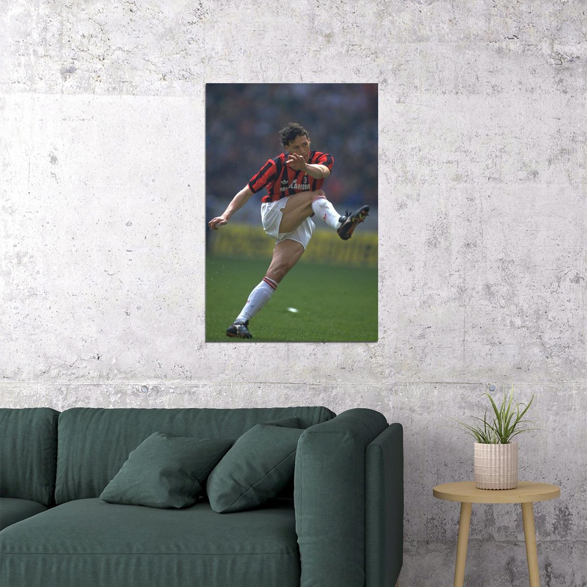 Holland Former Football Player Marco Van Basten Poster Wall Art Print Home Wall Decor - xonomax