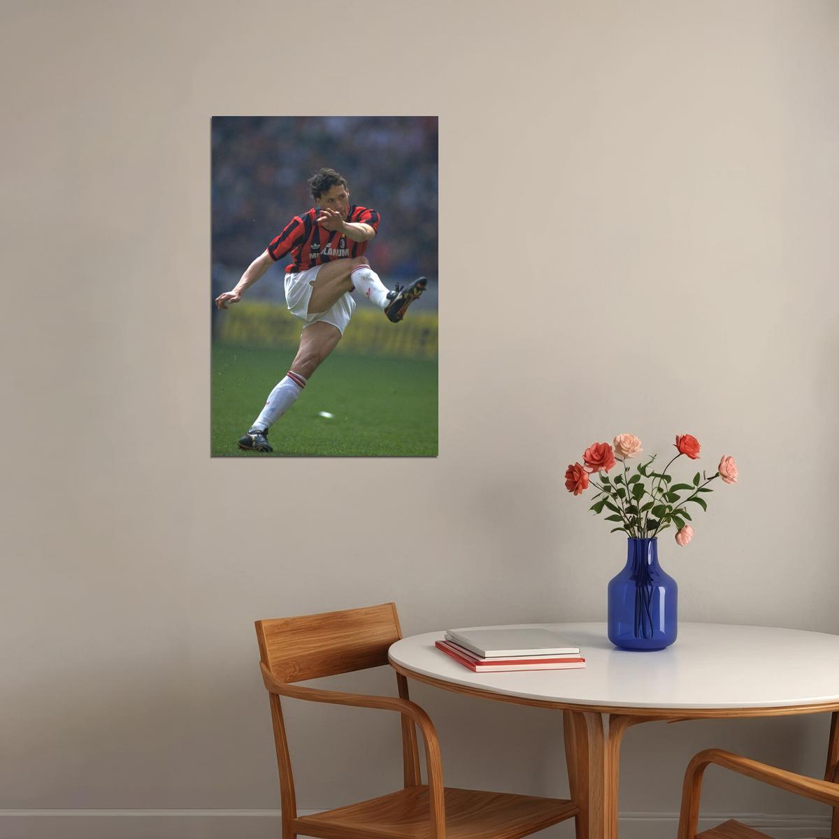 Holland Former Football Player Marco Van Basten Poster Wall Art Print Home Wall Decor - xonomax