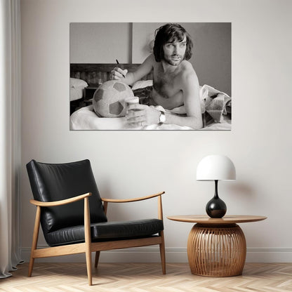 Northern Irish Former Football Player George Best Poster Wall Art Print Home Wall Decor - xonomax