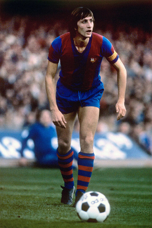 Johan Cruyff Holland Athlete Former Football Player Poster Wall Art Print Home Wall Decor