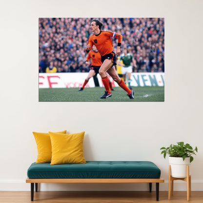 Johan Cruyff Holland Former Football Player Poster Wall Art Print Home Wall Decor