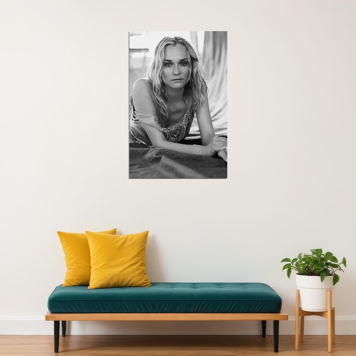 Diane Kruger German Model And Actress Fashion Poster Wall Art Print Home Wall Decor - xonomax