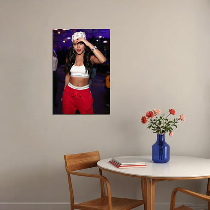 Becky G American Music Artist Rapper Poster Wall Art Print Home Wall Decor - xonomax