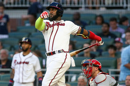 Marcell Ozuna Atlanta Braves Baseball Player Athlete Poster Wall Art Print Home Wall Decor - xonomax