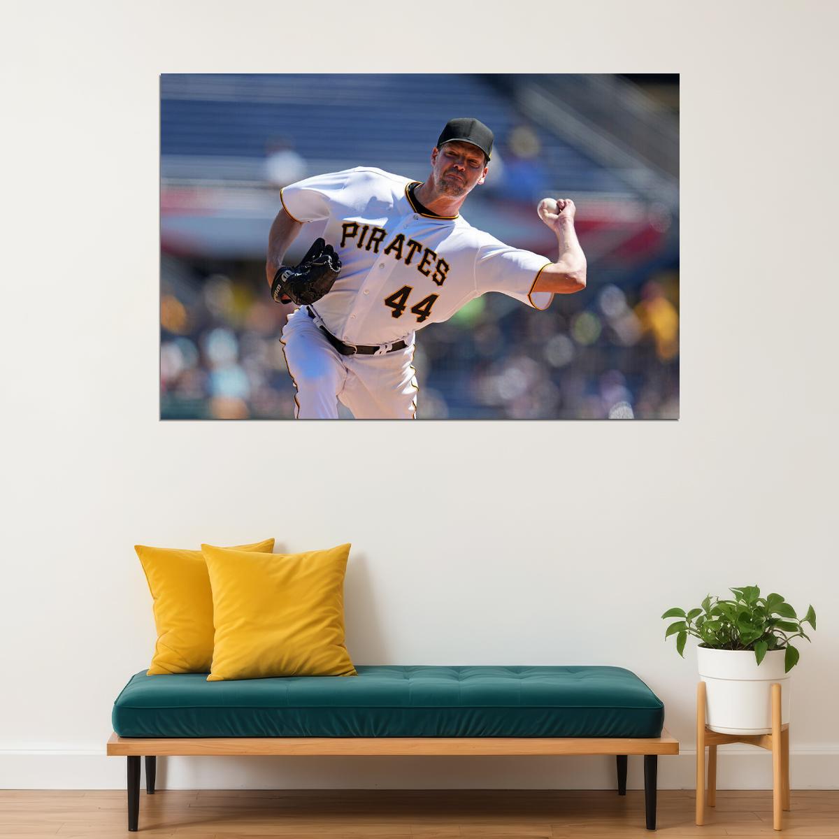 Rich Hill San Diego Padres Baseball Player Athlete Poster Wall Art Print Home Wall Decor - xonomax