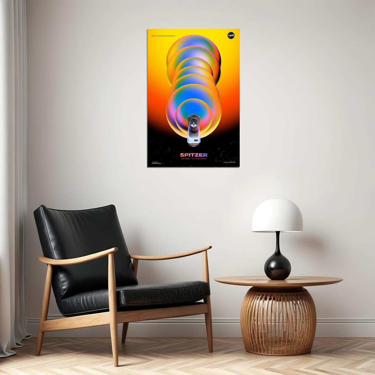 Nasa / Jpl Spitzer Space Telescope! Science Poster Wall Art Print Home Wall Decor - xonomax