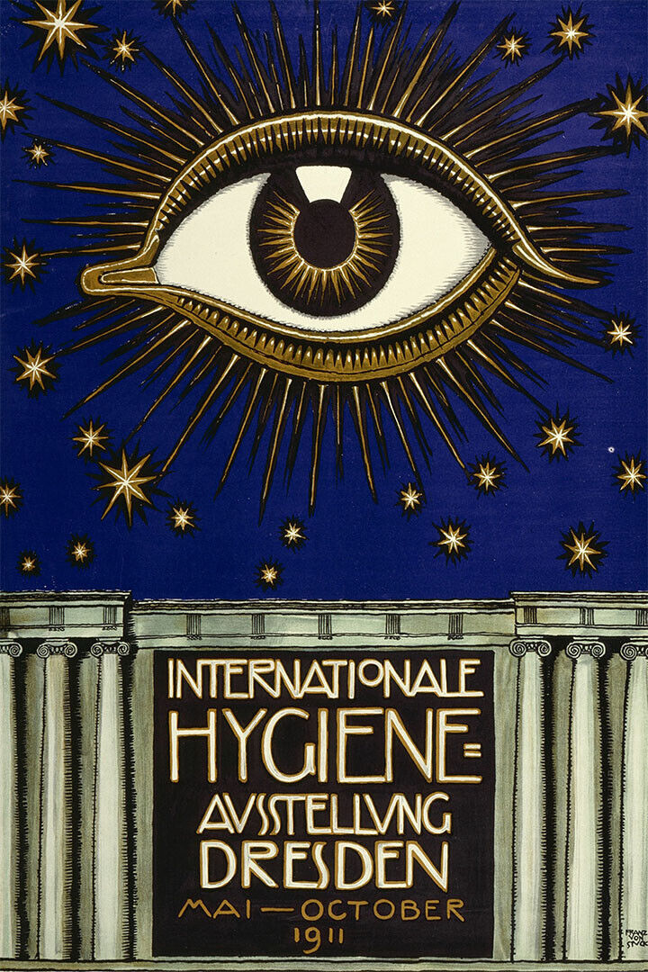 Interanationale Hygiene The All Seeing Eye Poster Wall Art Print Home Wall Decor - xonomax