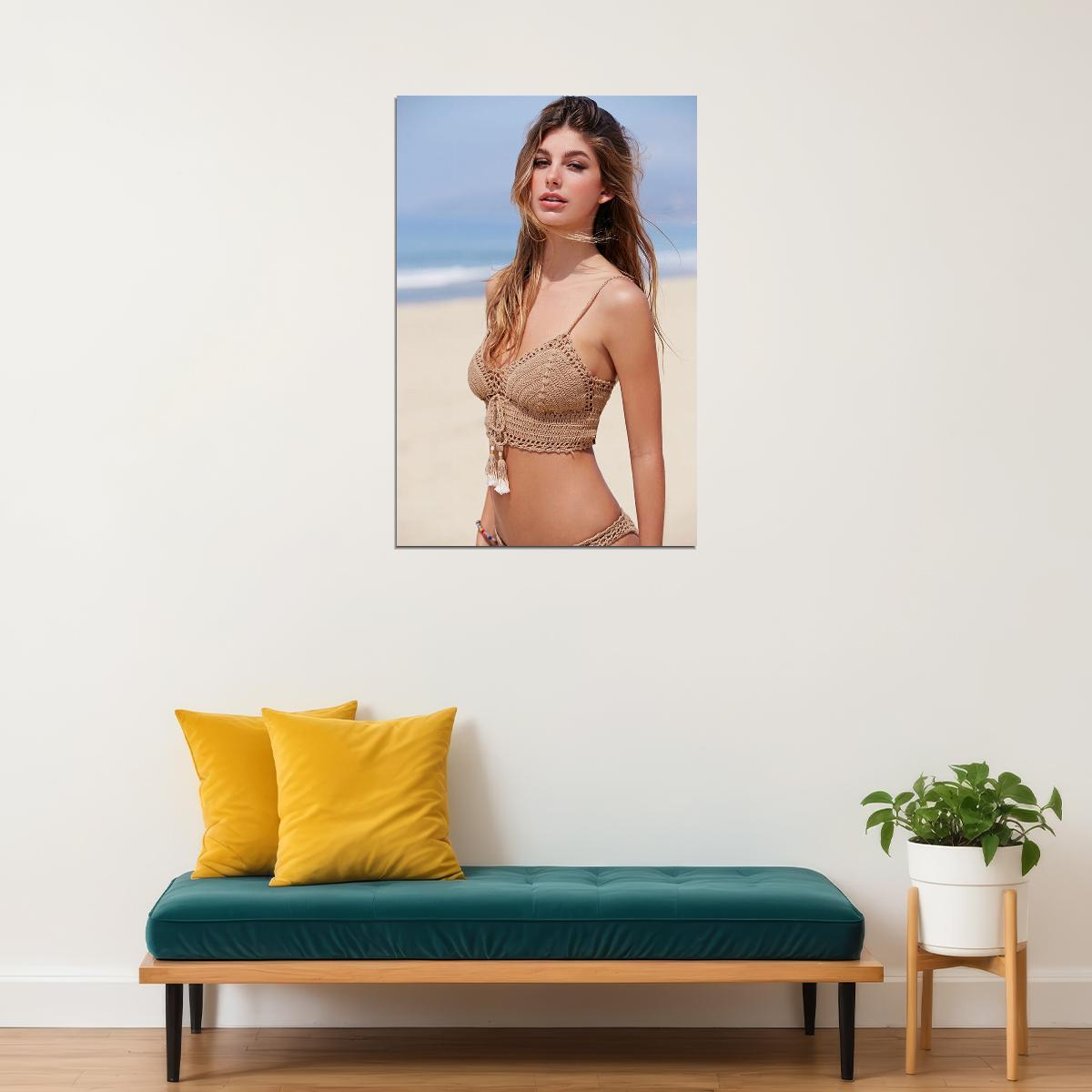 Camila Morrone Argentinian-American Model And Actress Poster Wall Art Print Home Wall Decor - xonomax