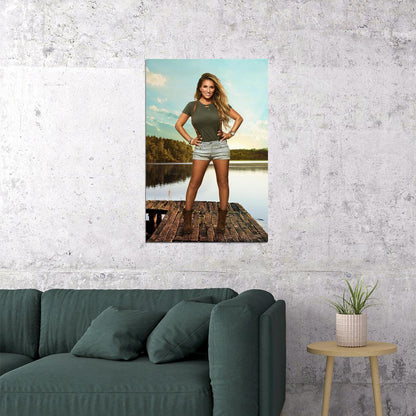 Jessie James Decker American Country Singer And Songwriter Poster Wall Art Print Home Wall Decor - xonomax