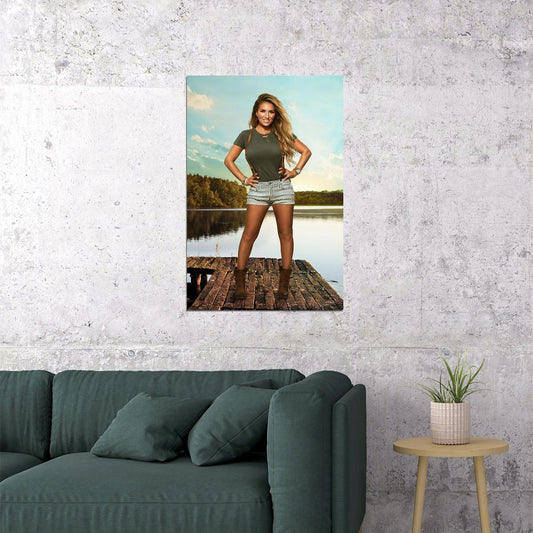 Jessie James Decker American Country Singer And Songwriter Poster Wall Art Print Home Wall Decor - xonomax