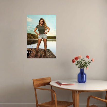 Jessie James Decker American Country Singer And Songwriter Poster Wall Art Print Home Wall Decor - xonomax