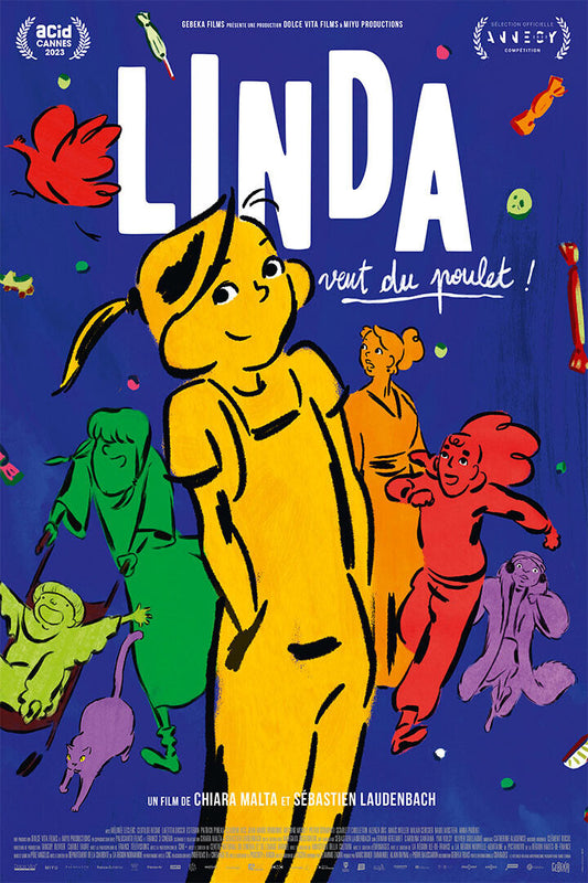 Chicken For Linda! Movie Animation Comedy Poster Wall Art Print Home Wall Decor - xonomax