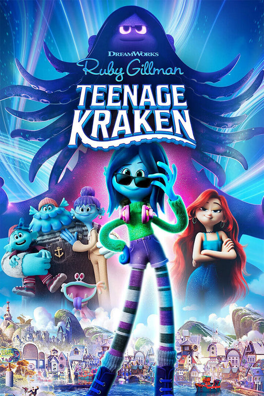 Ruby Gillman Teenage Kraken Movie Animation Action Poster Wall Art Print Home Wall Decor - xonomax