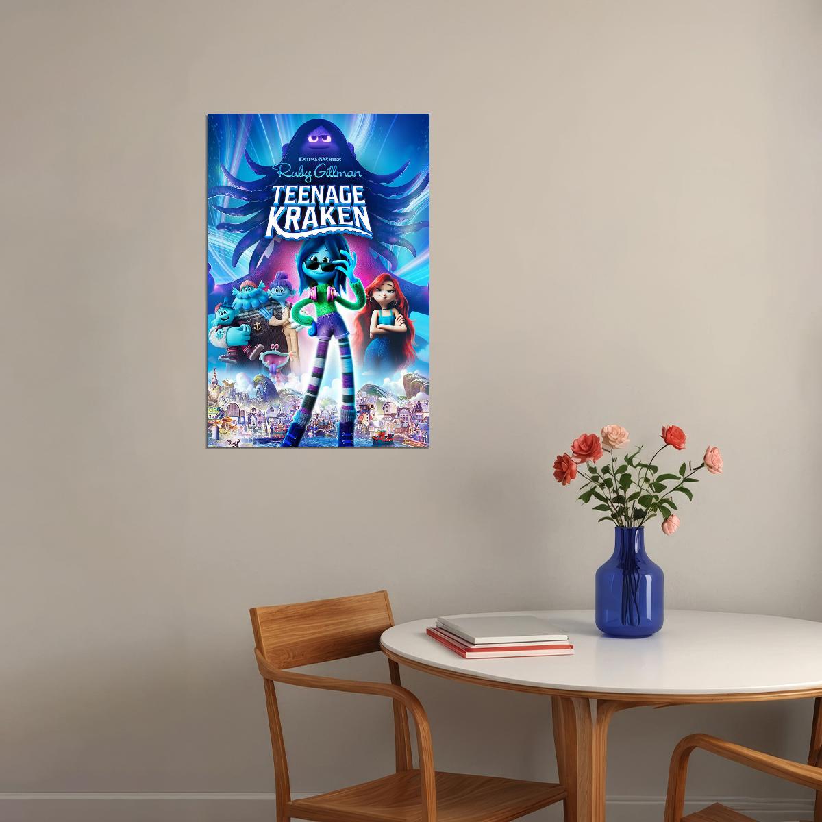 Ruby Gillman Teenage Kraken Movie Animation Action Poster Wall Art Print Home Wall Decor - xonomax