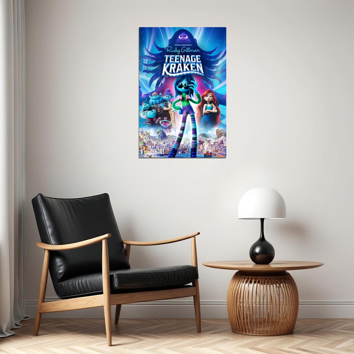 Ruby Gillman Teenage Kraken Movie Animation Action Poster Wall Art Print Home Wall Decor - xonomax