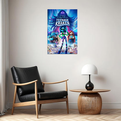 Ruby Gillman Teenage Kraken Movie Animation Action Poster Wall Art Print Home Wall Decor - xonomax