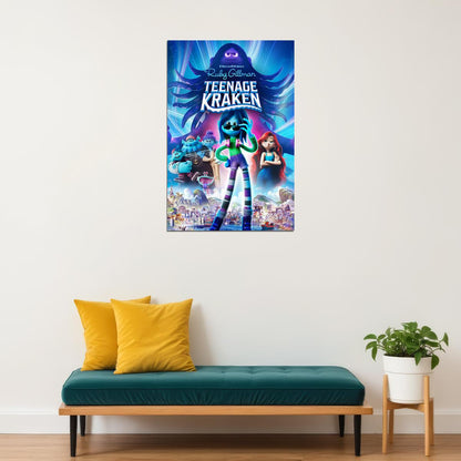 Ruby Gillman Teenage Kraken Movie Animation Action Poster Wall Art Print Home Wall Decor - xonomax