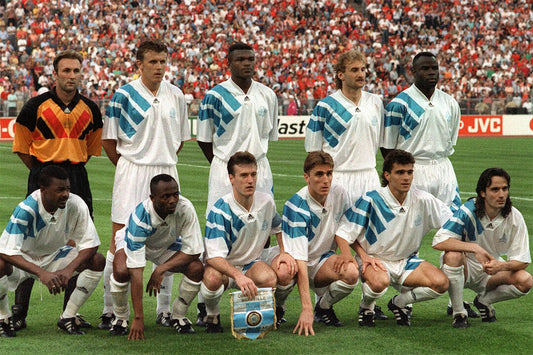 1992-93 Champions League Winners Marseille Poster Wall Art Print Home Wall Decor - xonomax