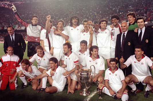 1989-90 Ac Milan European Cup Soccer Champions Poster Wall Art Print Home Wall Decor - xonomax