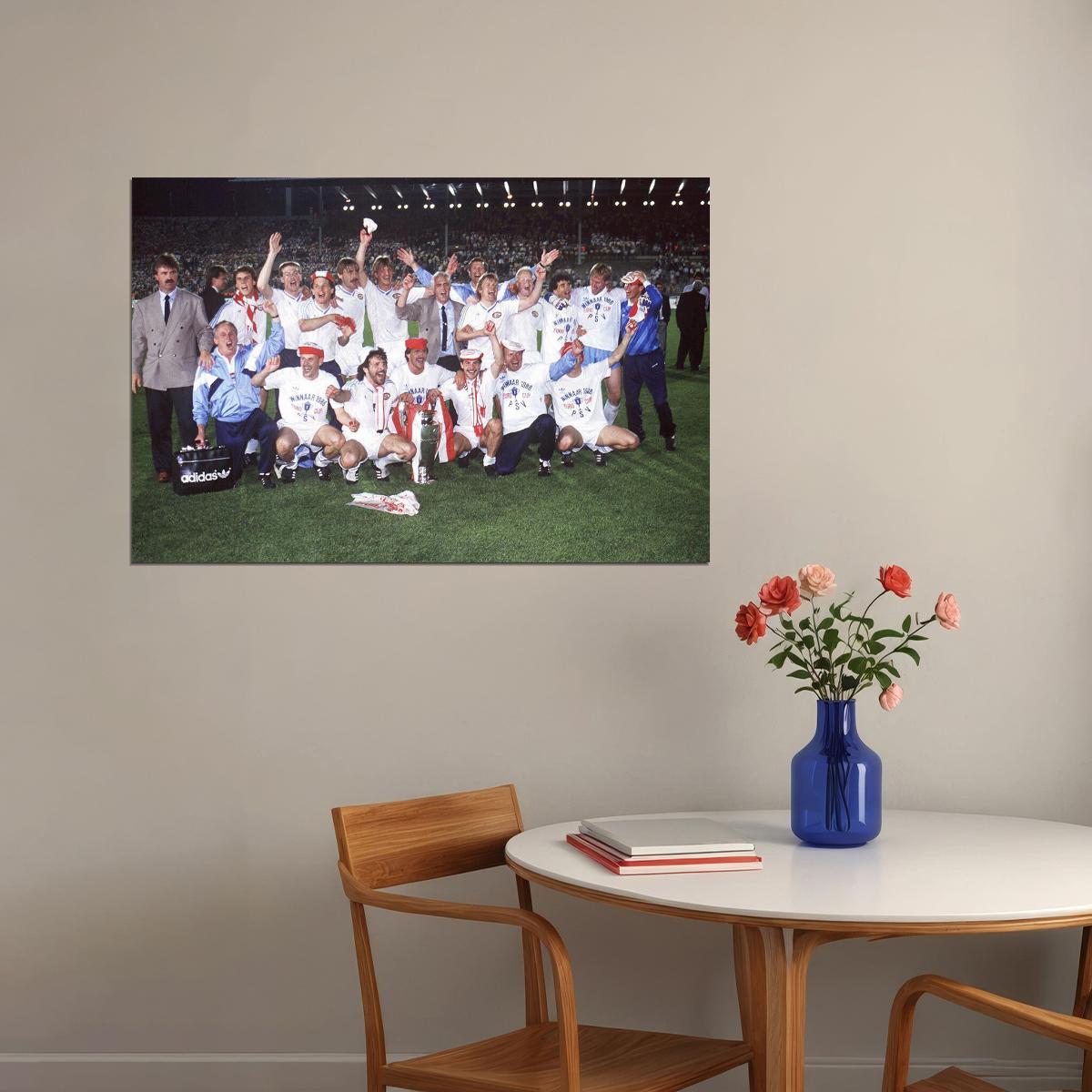 1987-88 Psv Eindhoven European Cup Soccer Champions Poster Wall Art Print Home Wall Decor - xonomax