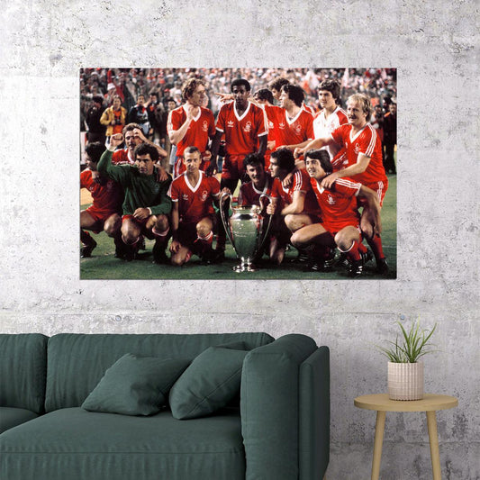 1978-79 Nottingham Forest European Cup Soccer Champions Poster Wall Art Print Home Wall Decor - xonomax