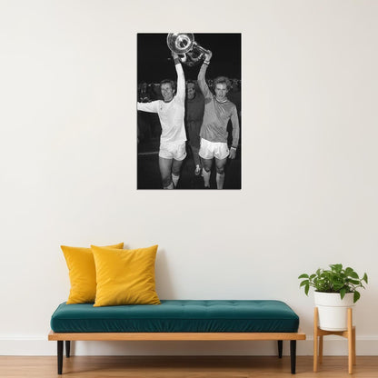 1975-76 Bayern Munich European Cup Soccer Champions Match Poster Wall Art Print Home Wall Decor - xonomax