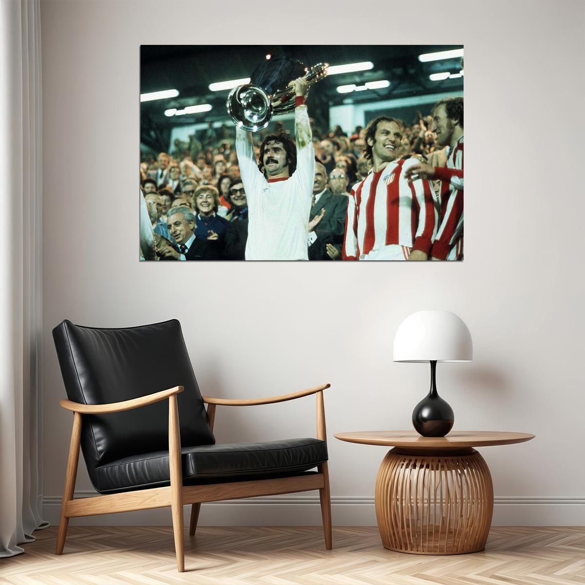 1973-74 Bayern Munich European Cup Soccer Champions Match Poster Wall Art Print Home Wall Decor - xonomax