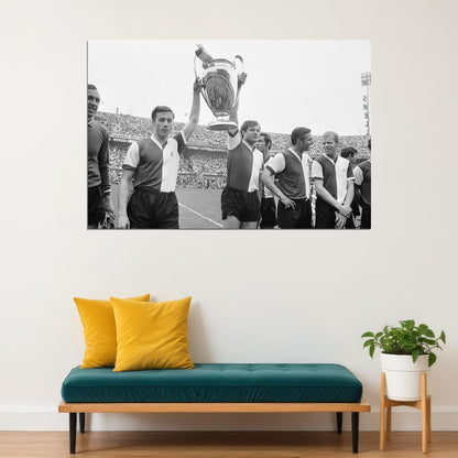 1969-70 Feyenoord European Cup Soccer Champions Match Poster Wall Art Print Home Wall Decor - xonomax