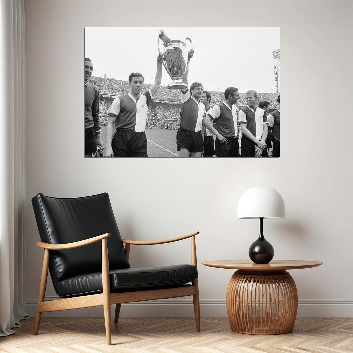 1969-70 Feyenoord European Cup Soccer Champions Match Poster Wall Art Print Home Wall Decor - xonomax