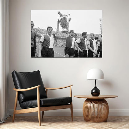 1969-70 Feyenoord European Cup Soccer Champions Match Poster Wall Art Print Home Wall Decor - xonomax