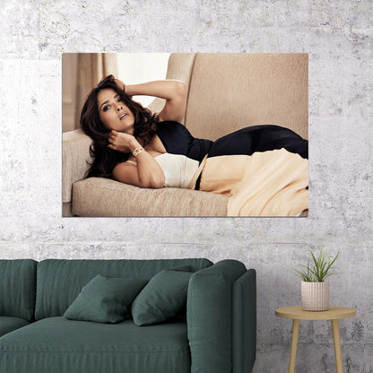 Salma Hayek Mexican-american Actor And Filmmaker Poster Wall Art Print Home Wall Decor