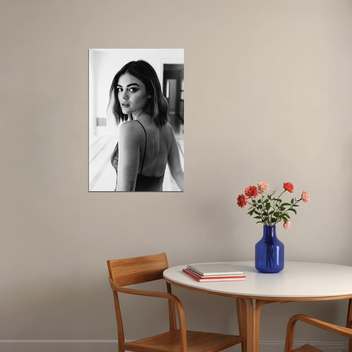 Lucy Hale American Actress Artist And Singer Poster Wall Art Print Home Wall Decor - xonomax