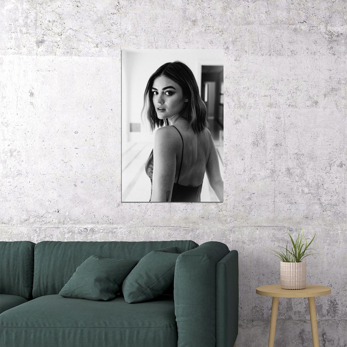 Lucy Hale American Actress Artist And Singer Poster Wall Art Print Home Wall Decor - xonomax