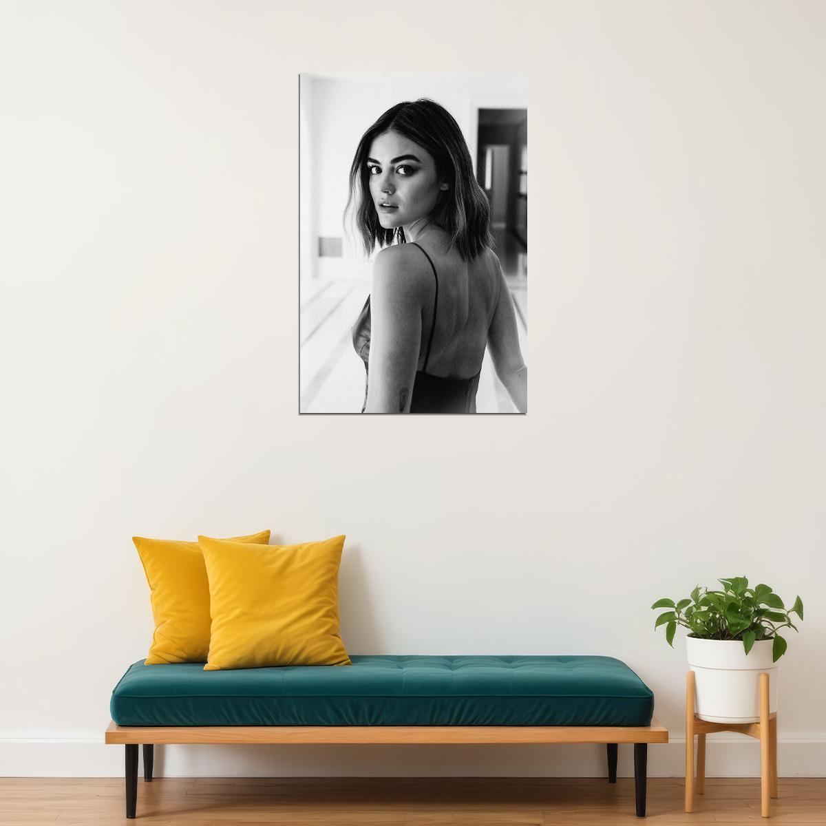 Lucy Hale American Actress Artist And Singer Poster Wall Art Print Home Wall Decor - xonomax