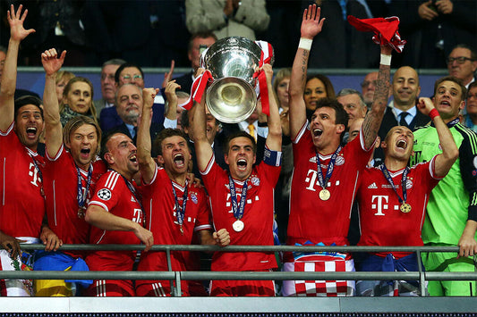 2012-13 Champions League Winners Bayern Munih Poster Wall Art Print Home Wall Decor - xonomax