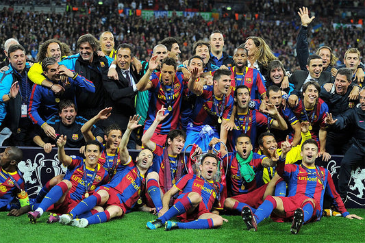 2010-11 Champions League Winners Soccer Barcelona Poster Wall Art Print Home Wall Decor - xonomax