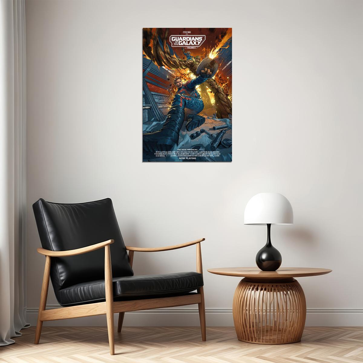 Guardians Of The Galaxy Vol. 3 Movie Action Comedy Poster Wall Art Print Home Wall Decor - xonomax