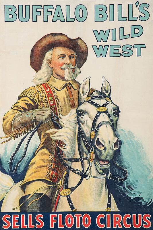 1915 Sells Floto Circus Buffalo Bill's Wild West Circus Poster Wall Art Print Home Wall Decor - xonomax