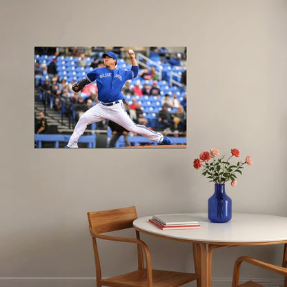 Hyun-jin Ryu Toronto Blue Jays Baseball Player Athlete Poster Wall Art Print Home Wall Decor - xonomax