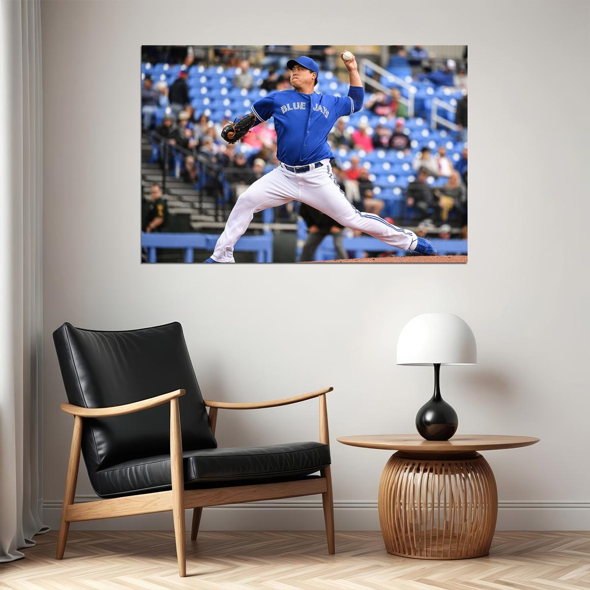 Hyun-jin Ryu Toronto Blue Jays Baseball Player Athlete Poster Wall Art Print Home Wall Decor - xonomax