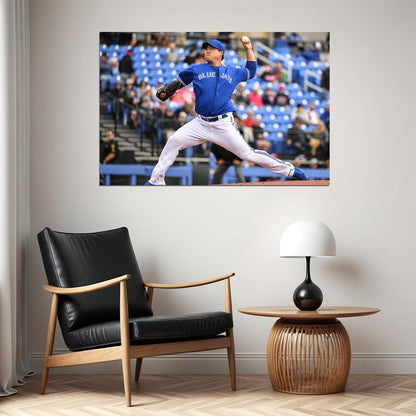 Hyun-jin Ryu Toronto Blue Jays Baseball Player Athlete Poster Wall Art Print Home Wall Decor - xonomax