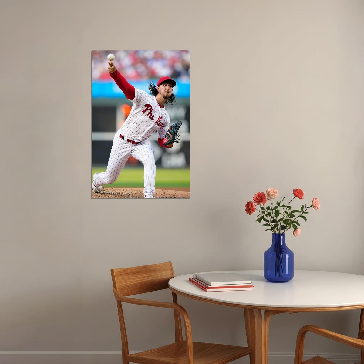 Michael Lorenzen Philadelphia Phillies Baseball Player Poster Wall Art Print Home Wall Decor - xonomax