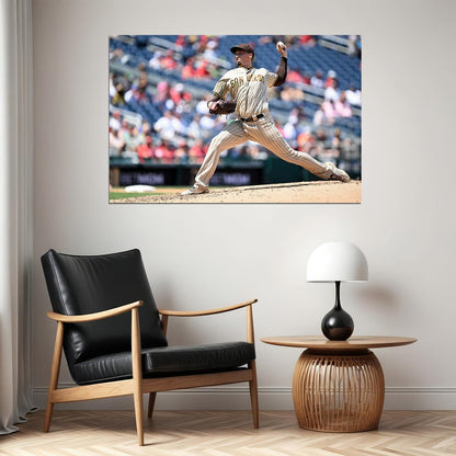Blake Snell San Diego Padres Baseball Player Athlete Poster Wall Art Print Home Wall Decor - xonomax