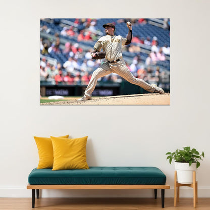 Blake Snell San Diego Padres Baseball Player Athlete Poster Wall Art Print Home Wall Decor - xonomax