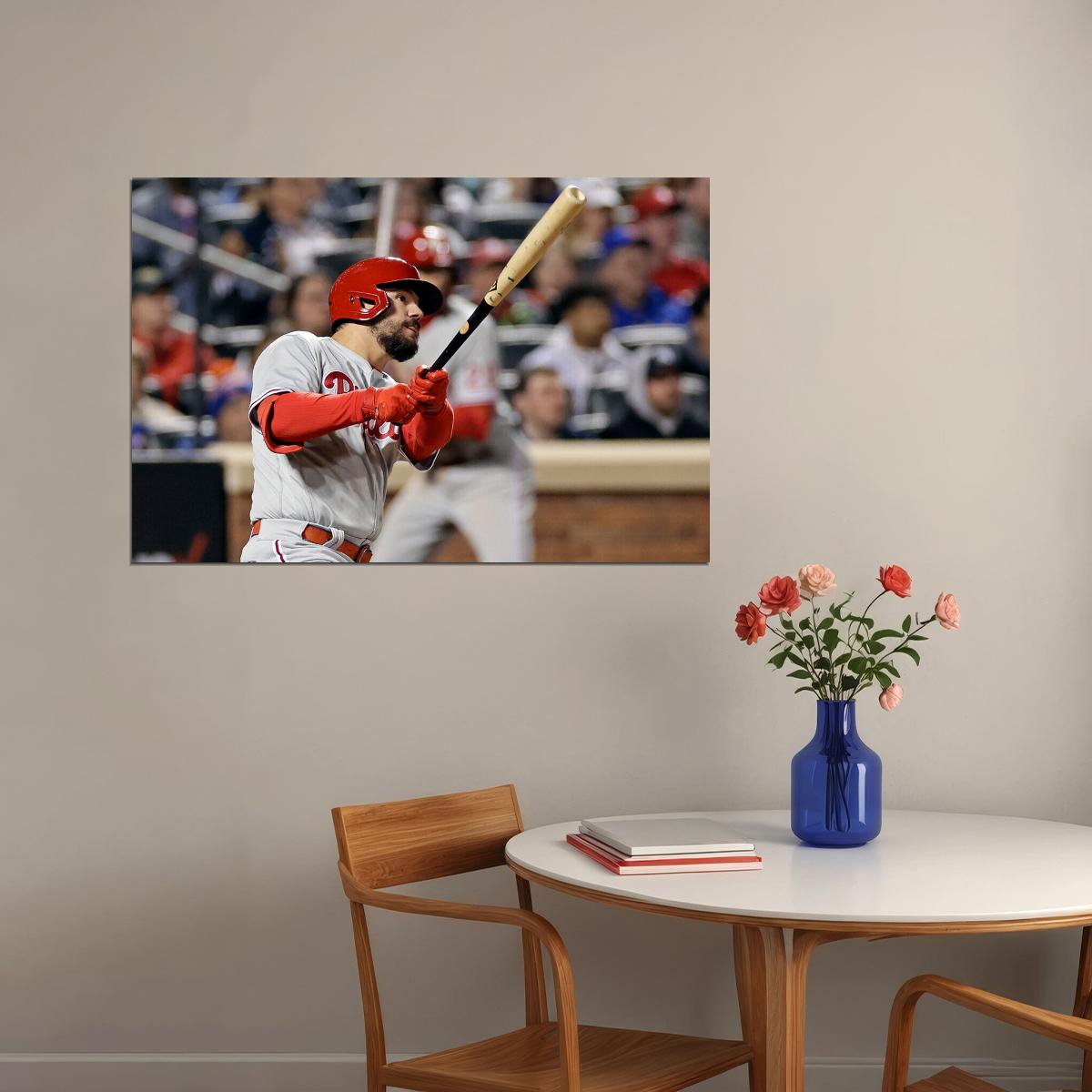 Kyle Schwarber Philadelphia Phillies Baseball Player Poster Wall Art Print Home Wall Decor - xonomax
