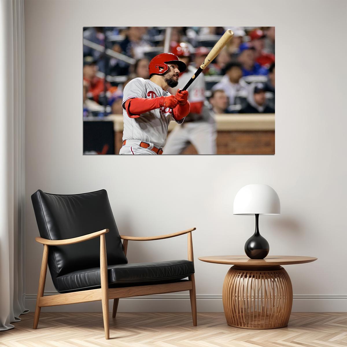 Kyle Schwarber Philadelphia Phillies Baseball Player Poster Wall Art Print Home Wall Decor - xonomax