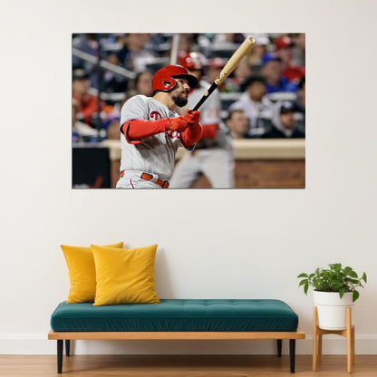 Kyle Schwarber Philadelphia Phillies Baseball Player Poster Wall Art Print Home Wall Decor - xonomax