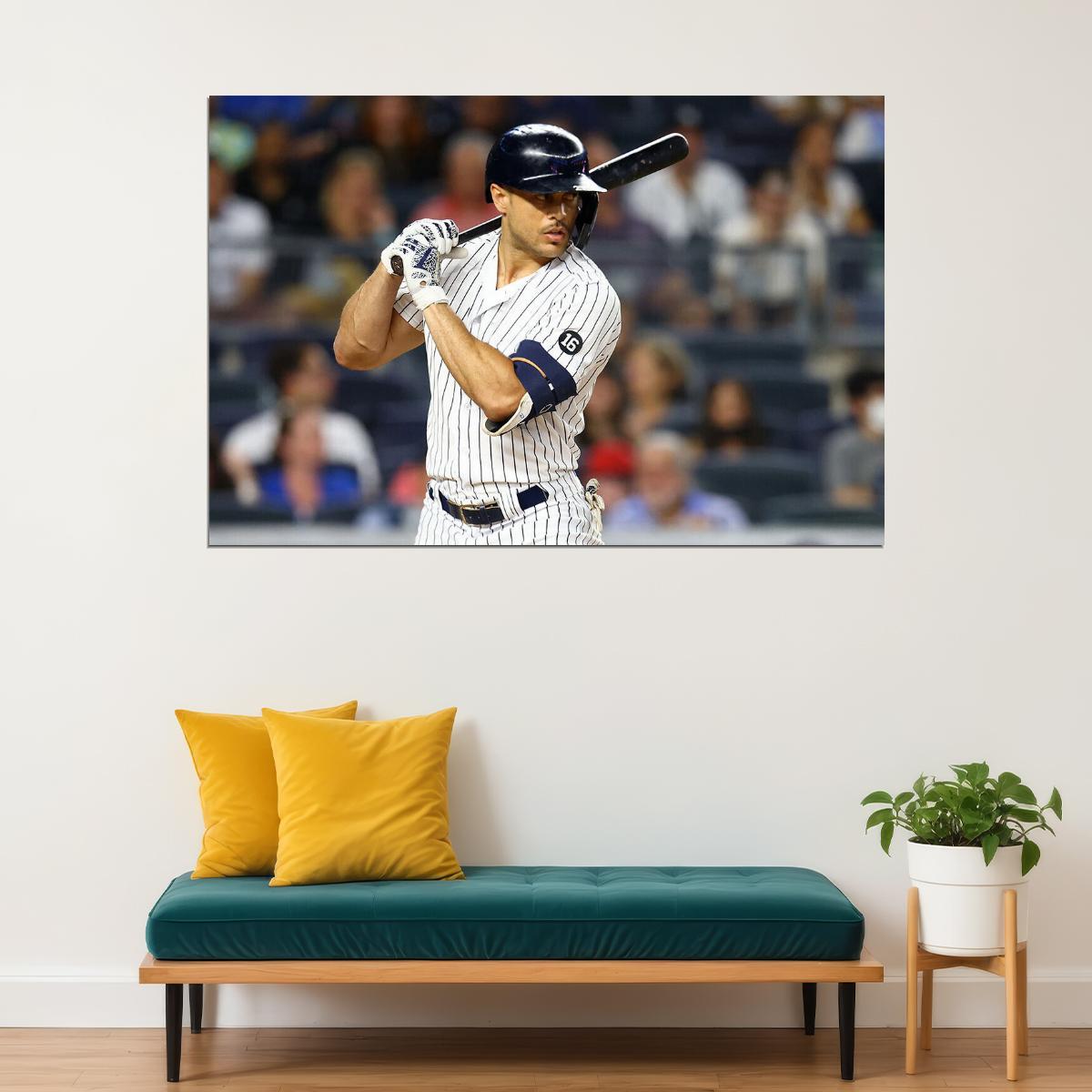 Giancarlo Stanton New York Yankees Baseball Player Athlete Poster Wall Art Print Home Wall Decor - xonomax