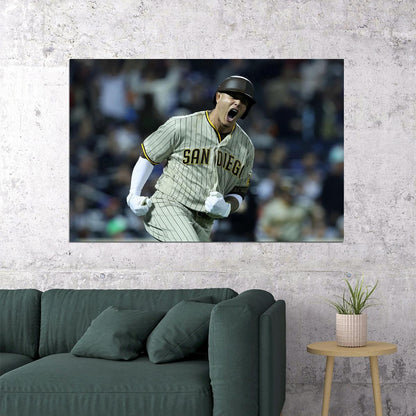 Manny Machado San Diego Padres Baseball Team Player Poster Wall Art Print Home Wall Decor - xonomax