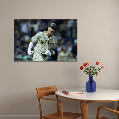 Manny Machado San Diego Padres Baseball Team Player Poster Wall Art Print Home Wall Decor - xonomax